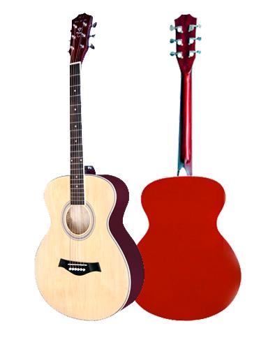 Finished 40'' Acoustic Guitar Basswood Plywood Finished 40'' Acoustic Guitar Basswood Plywood