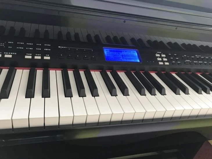 88 Key Electric Digital Piano Number Choice Button LCD Display