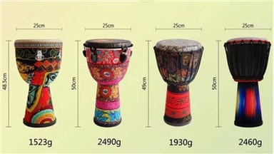 10-inch New Timed Portable African Drums